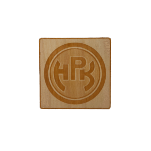 puinen lasinalunen HPK-logolla