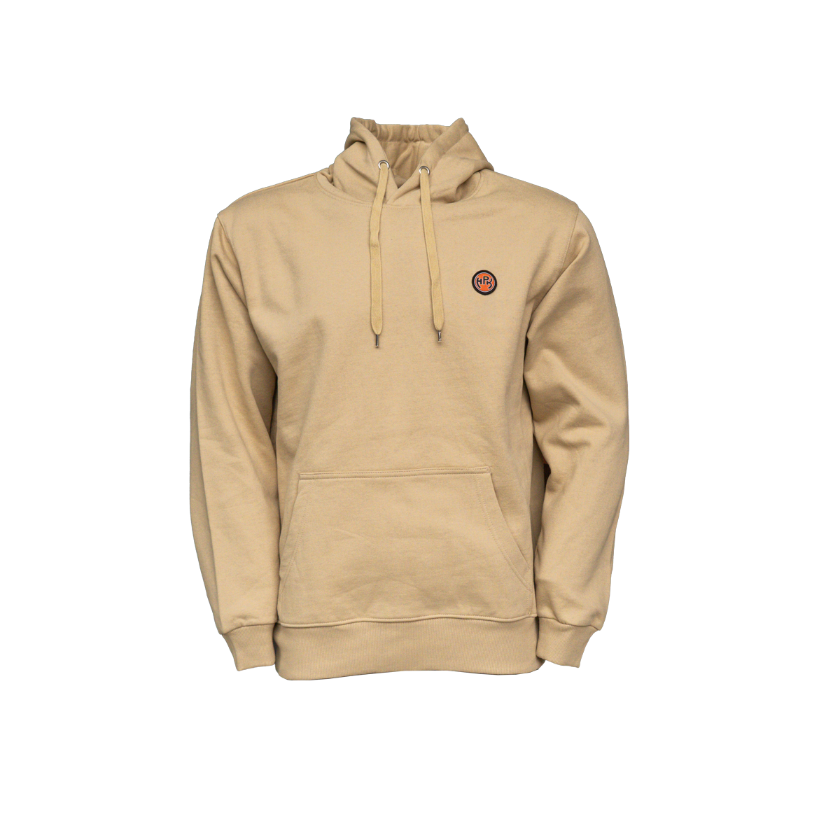 beige huppari pienellä HPK-logolla rinnassa